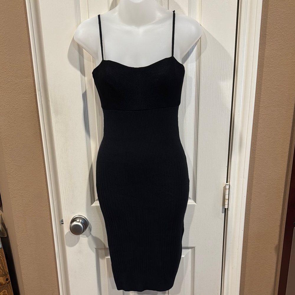 Ports 1961 Black Fitted Dress. Sz 0